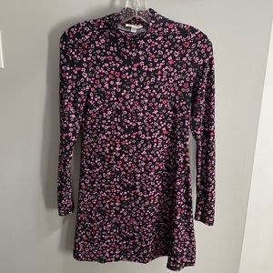 REBEL SUGAR Women’s Long Sleeve Mock Neck Dress Size S